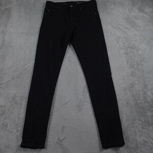 Adriano Goldschmied Jeans Womens 27 Black High Rise Skinny Farrah Ankle‎